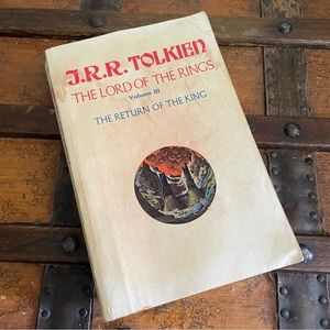 Lord of the Rings JRR Tolkien paperback book 1973